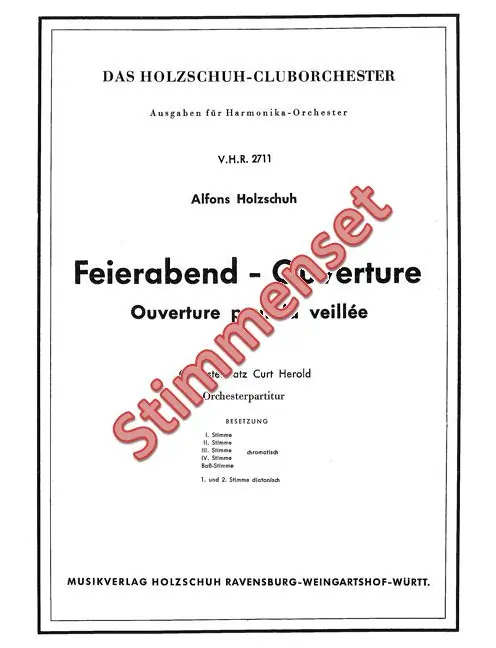 Feierabend Ouvertüre